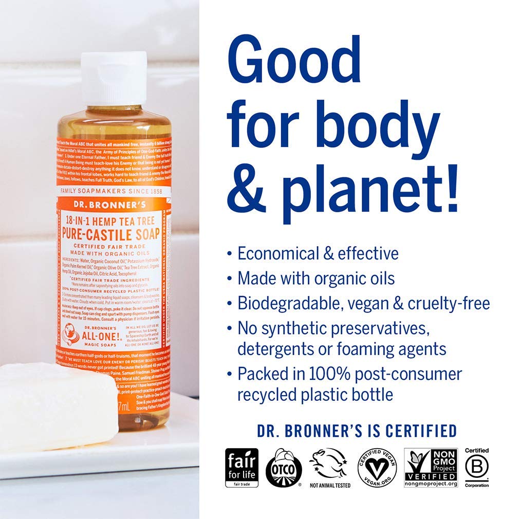 Foto 5 | Jabón Líquido Dr. Bronner's Pure-castile De 118 Ml, Paquete Variado - Venta Internacional.