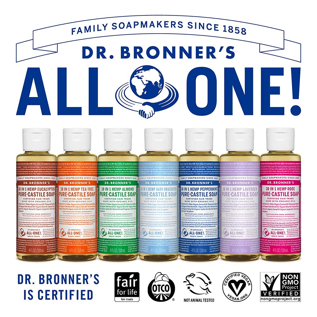 Foto 6 | Jabón Líquido Dr. Bronner's Pure-castile De 118 Ml, Paquete Variado - Venta Internacional.