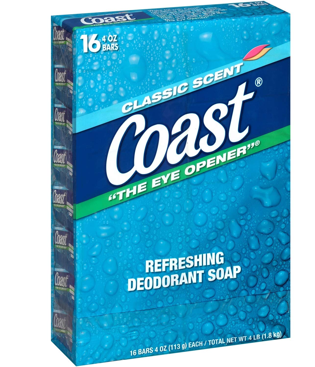 Desodorante Refrescante Soap Bar Coast 120 Ml X 4 - Venta Internacional.