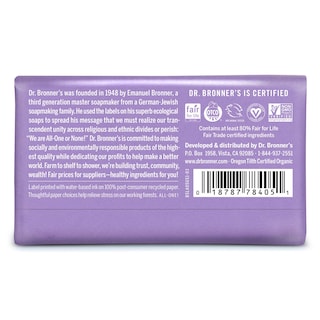 Foto 2 | Jabón En Barra Dr. Bronner's Pure-castile Lavender, 150 Ml, Paquete De 6 - Venta Internacional.