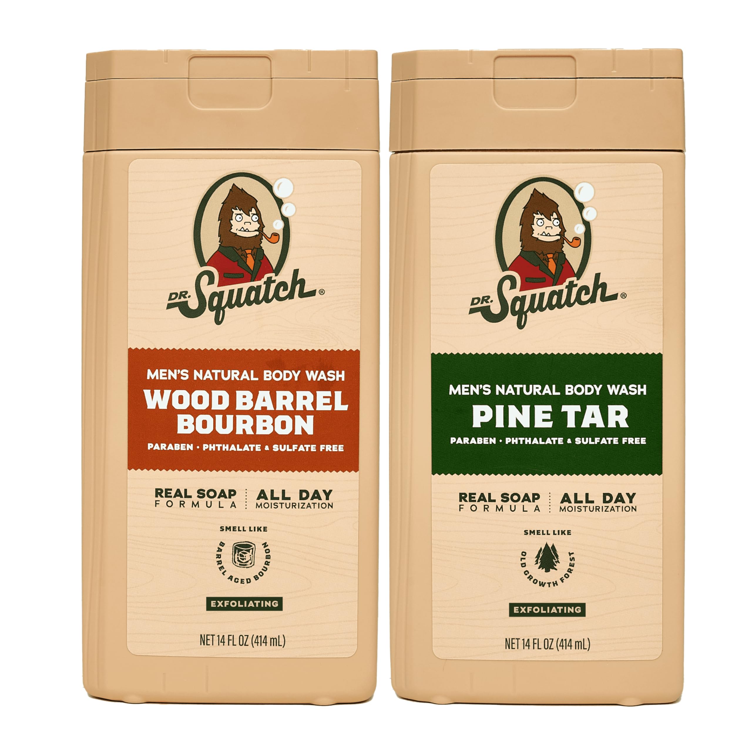 Foto 1 | Gel De Baño Dr. Squatch Barrica De Madera Bourbon Paquete De 2 - Venta Internacional