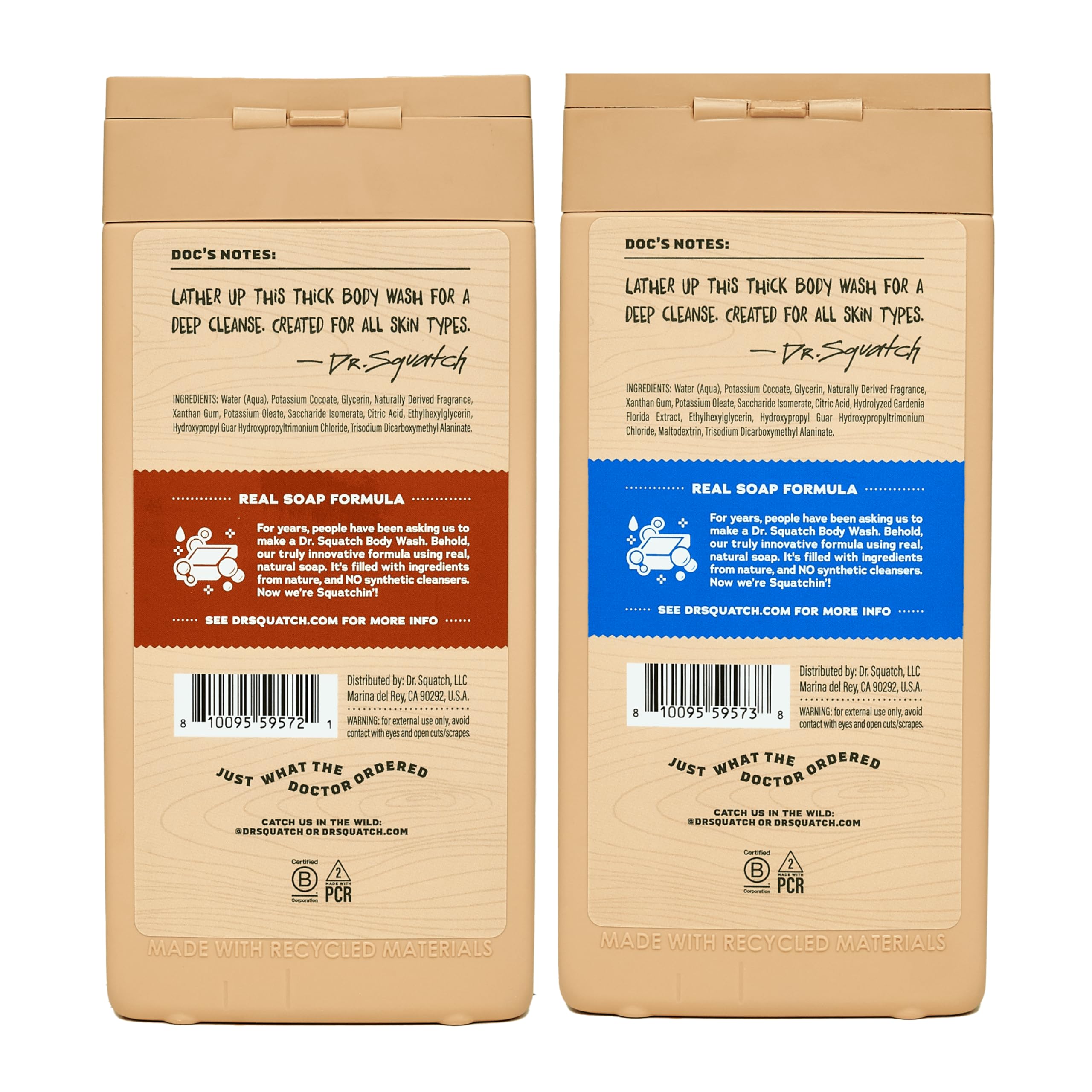 Foto 3 | Jabon Dr. Squatch Wood Barrel Bourbon + Fresh Falls Paquete De 2 - Venta Internacional