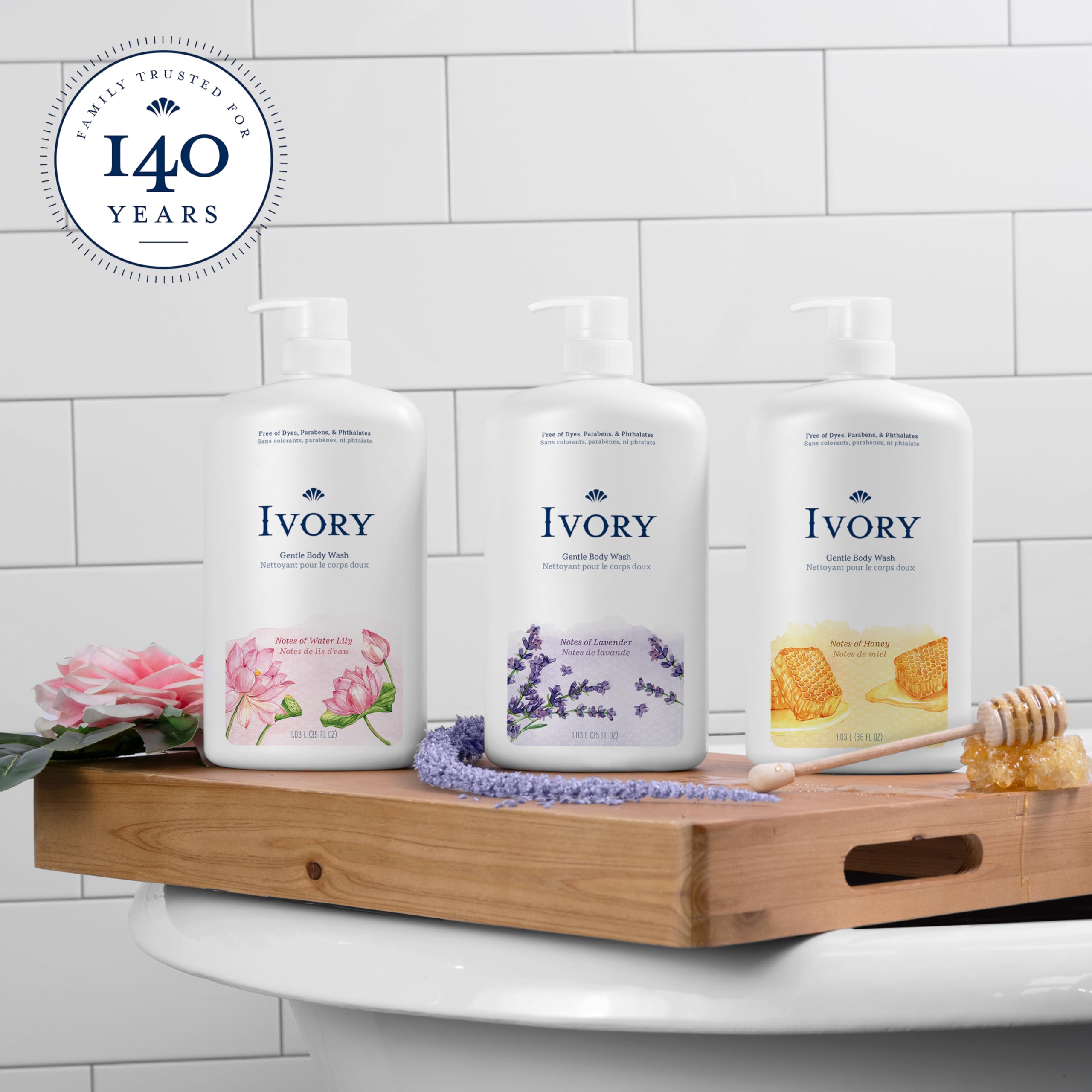 Foto 7 pulgar | Gel De Baño Suave Aroma A Miel 1 Litro Sin Colorantes 35 Onzas - Venta Internacional