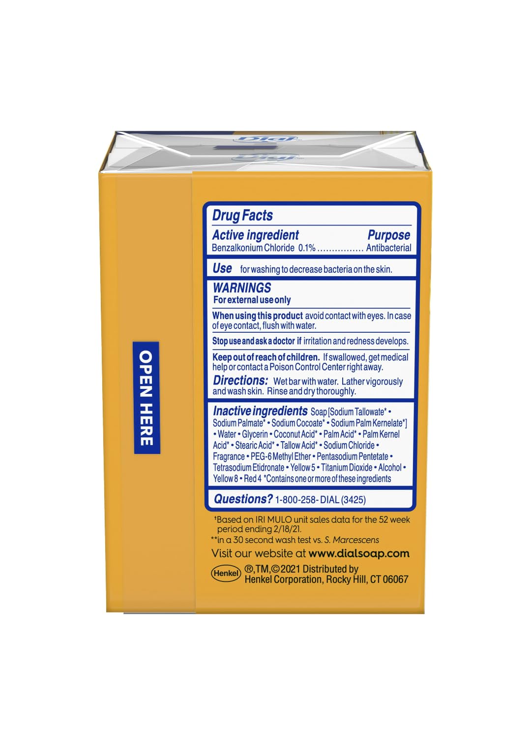 Foto 3 pulgar | Jabon Antibacteriano Soap Dial Gold Paquete De 2 - Venta Internacional