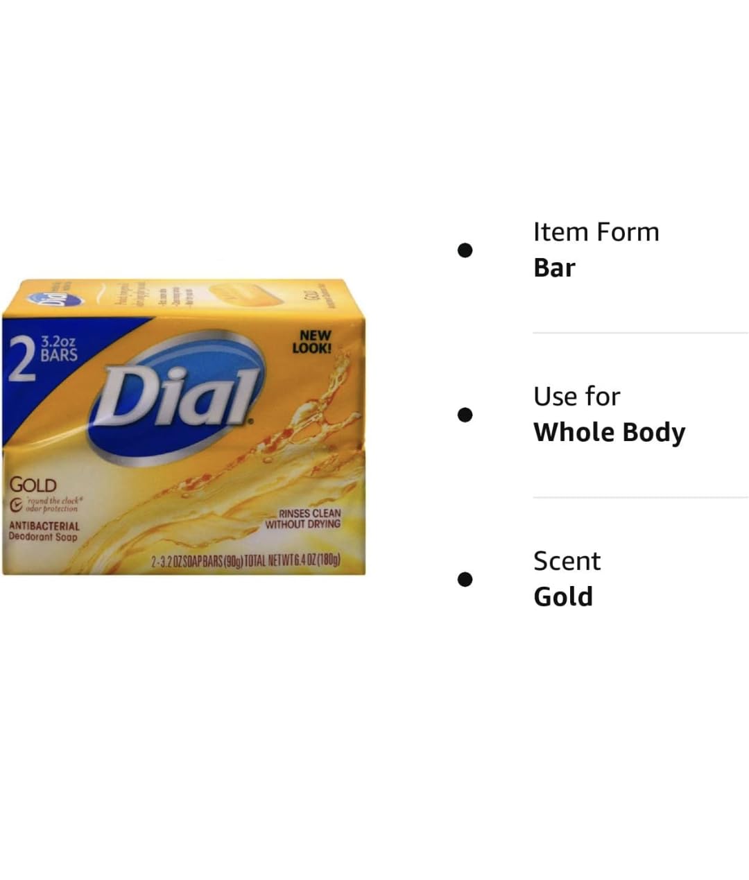 Foto 5 pulgar | Jabon Antibacteriano Soap Dial Gold Paquete De 2 - Venta Internacional