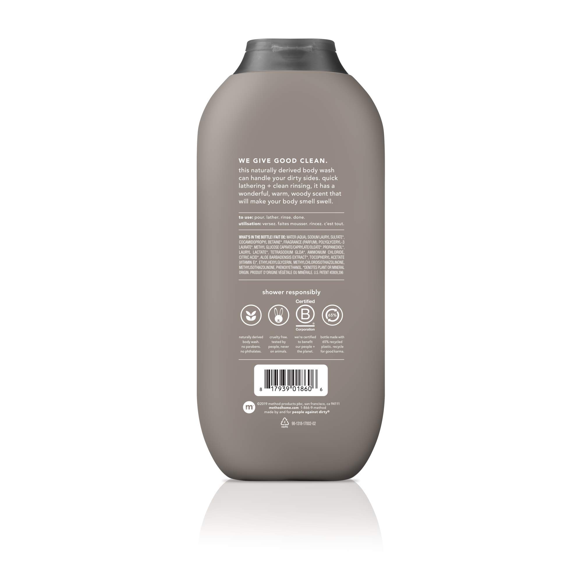 Foto 3 pulgar | Body Wash Method 3 Unidades 532 Ml - Venta Internacional