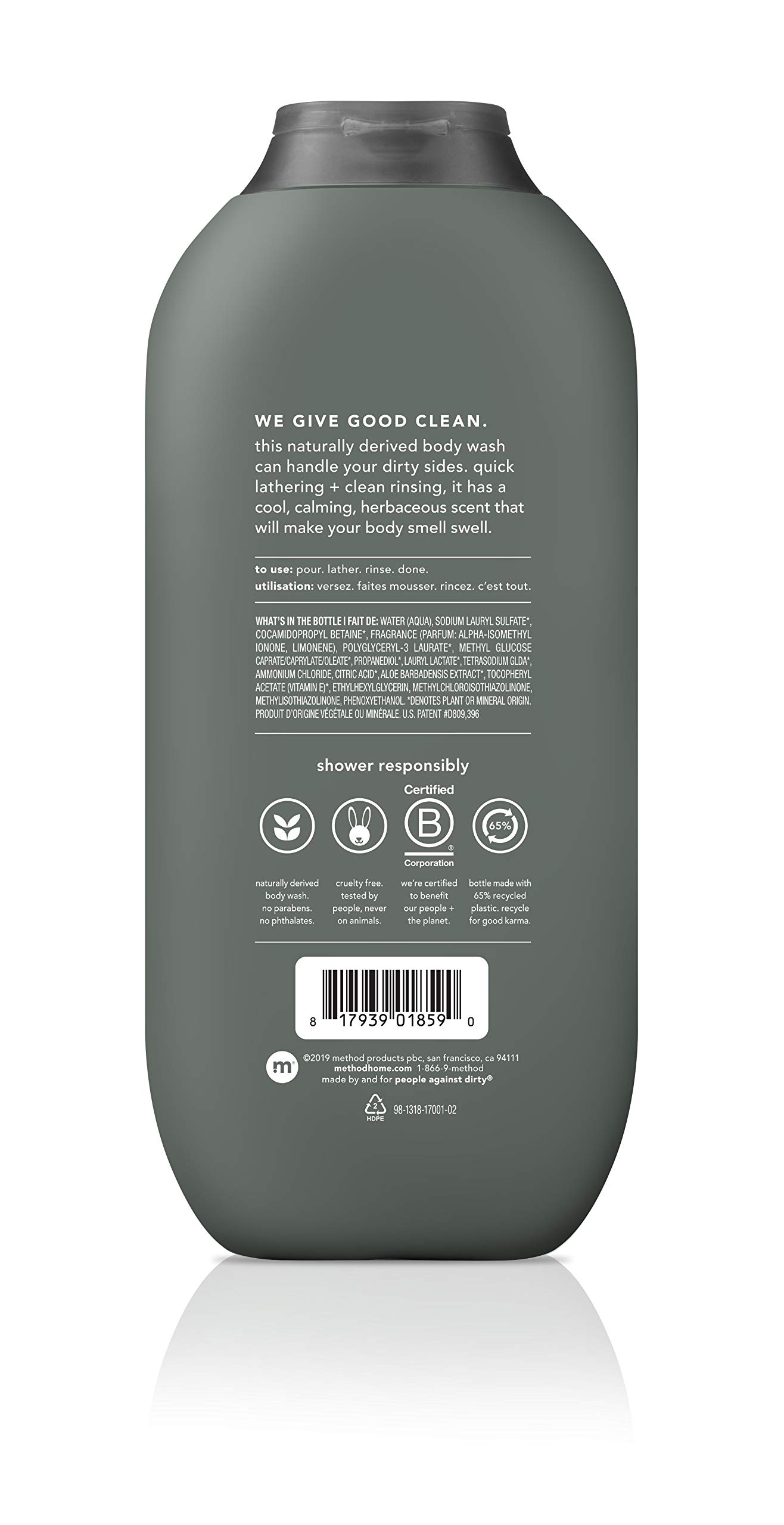 Foto 4 pulgar | Body Wash Method 3 Unidades 532 Ml - Venta Internacional