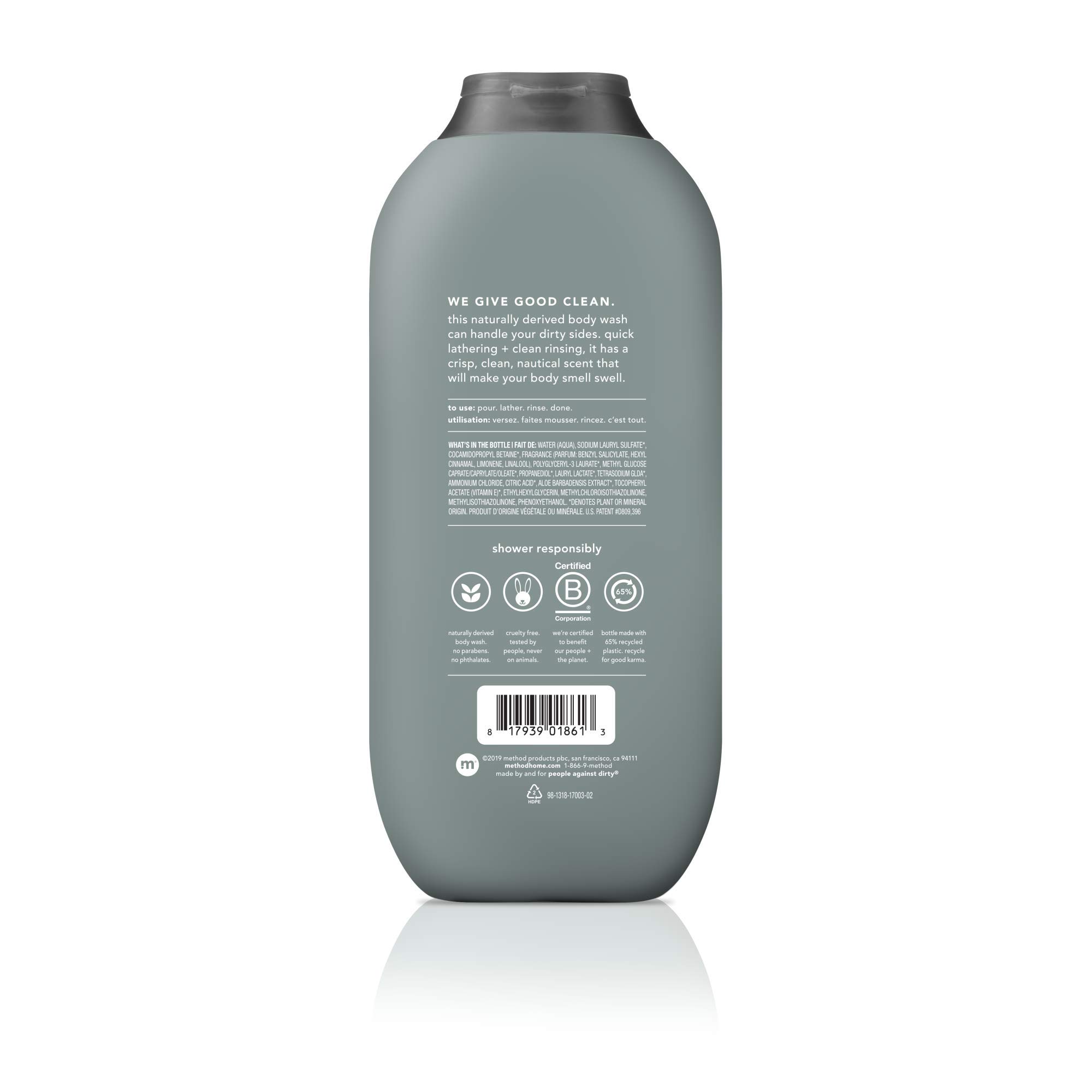 Foto 5 pulgar | Body Wash Method 3 Unidades 532 Ml - Venta Internacional