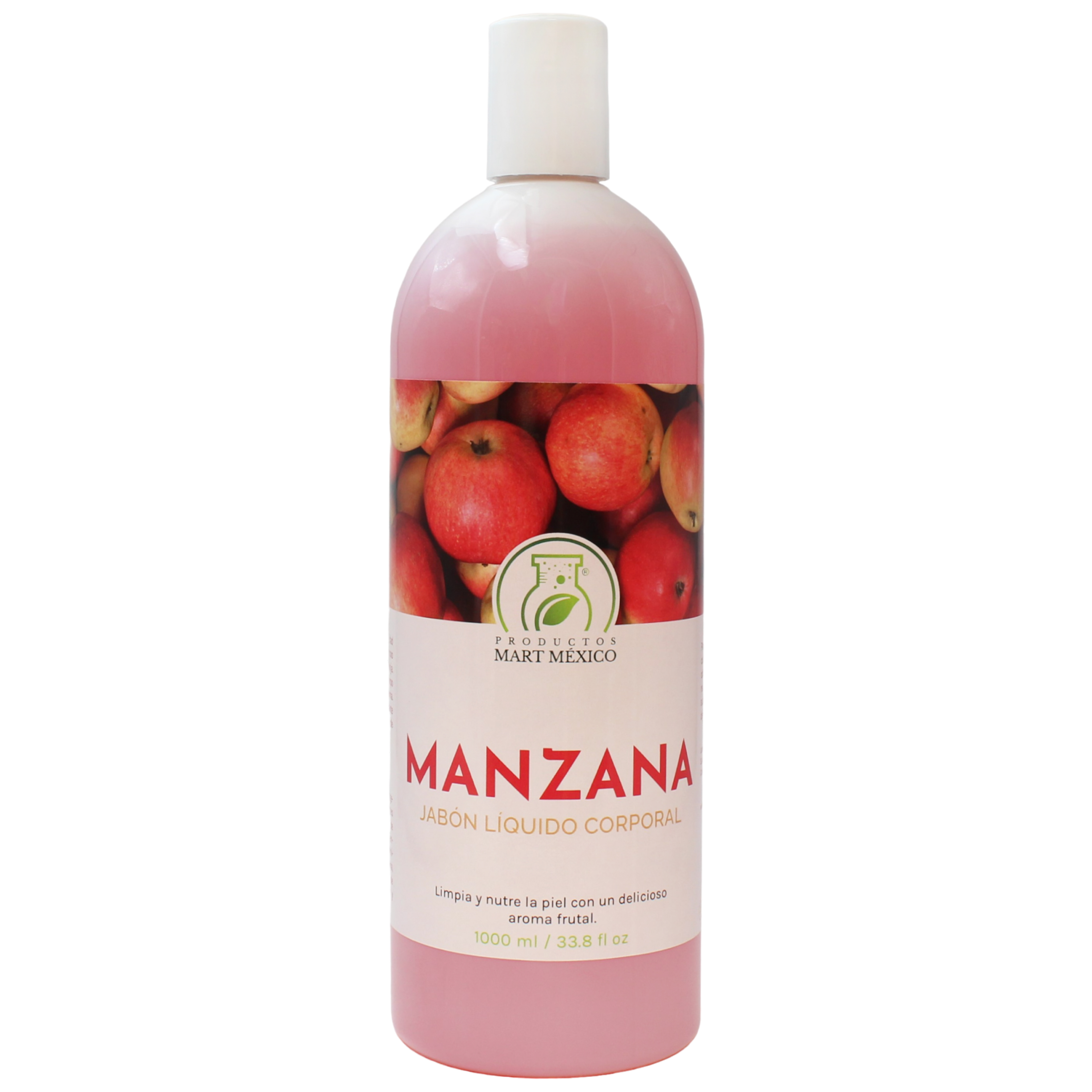 Jabón Líquido De Manzana Corporal Exfoliante - Calmante
Productos Mart 1 Litro