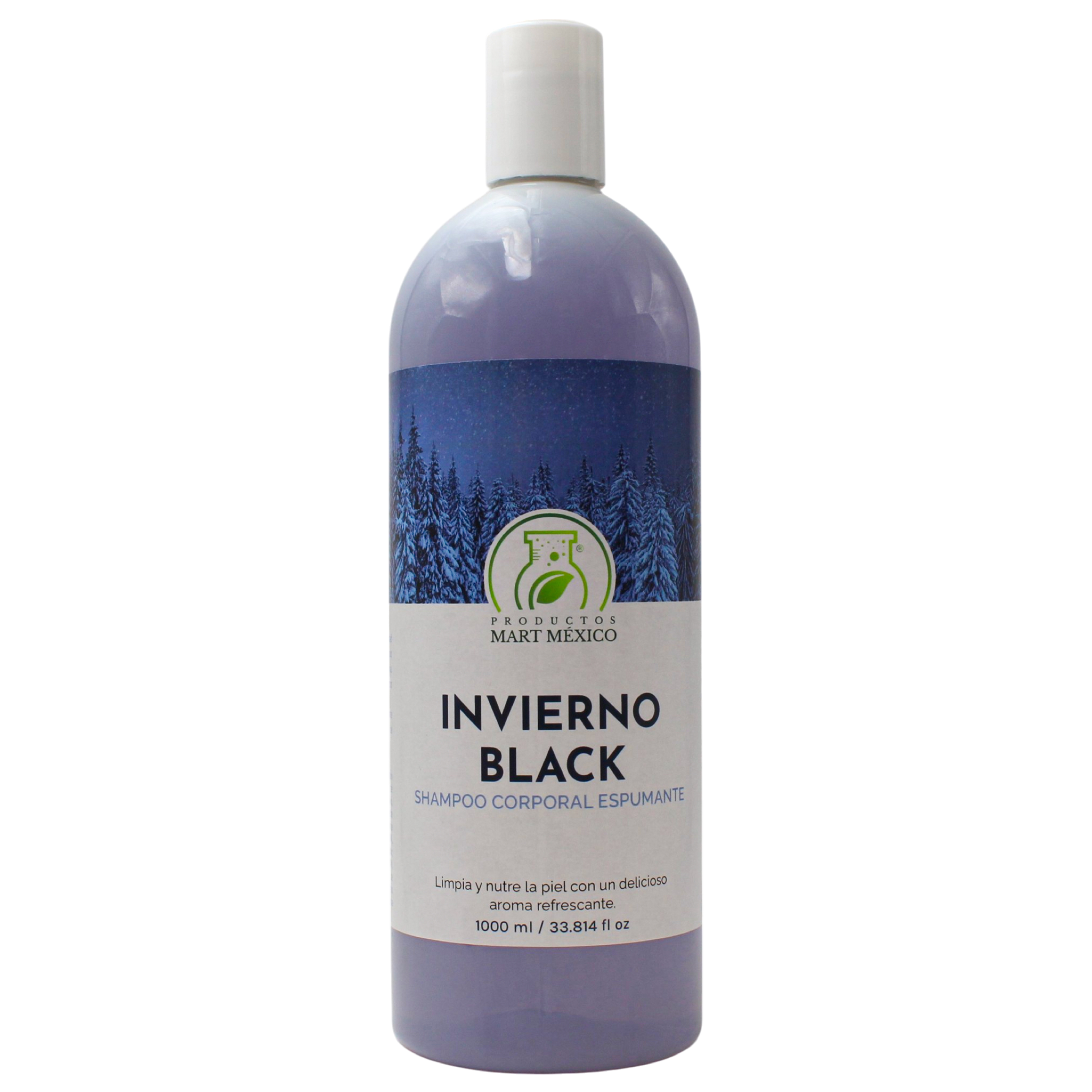 Foto 2 pulgar | Shampoo Espumante Invierno Black Corporal Estimula - Brillo
Productos Mart 1 Litro