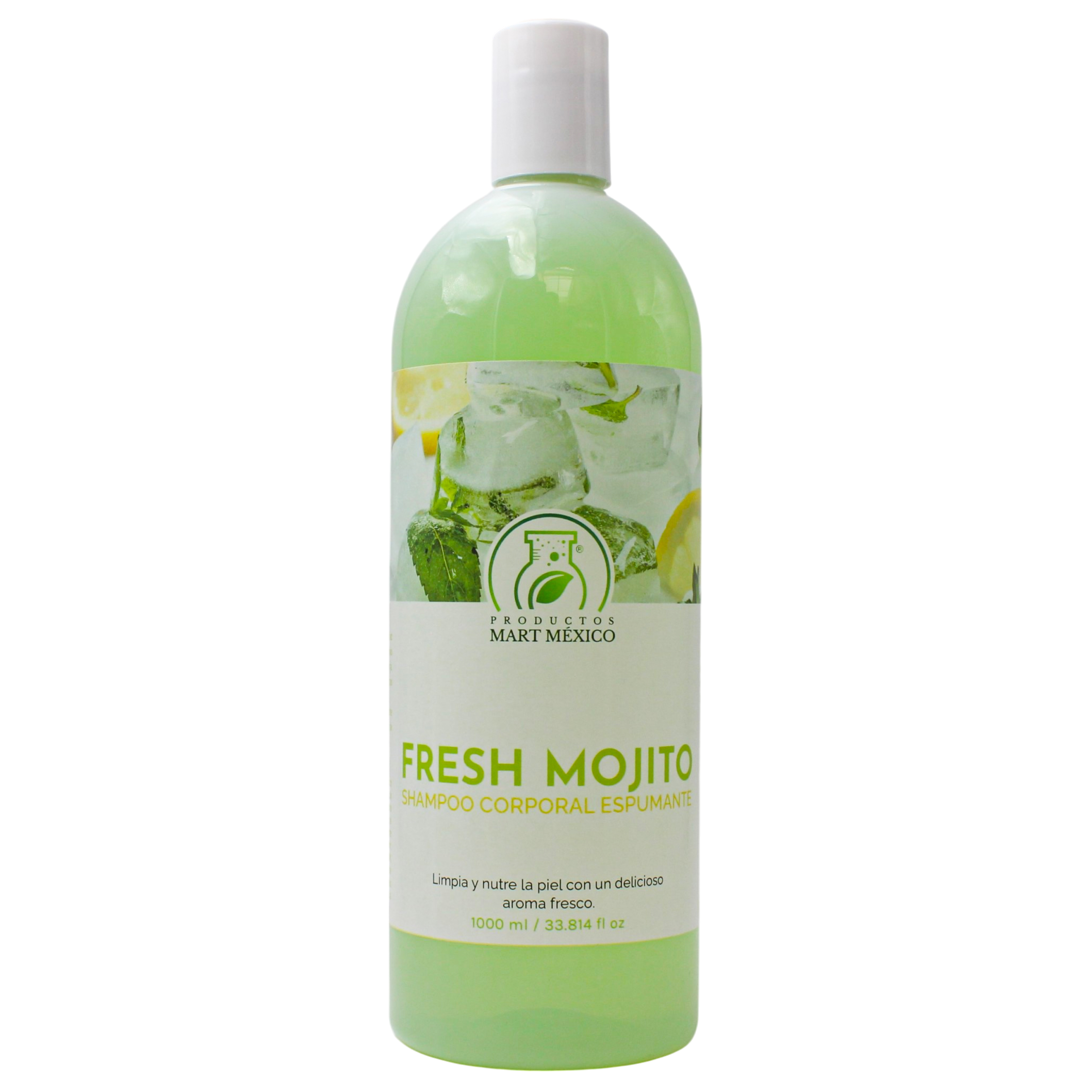 Shampoo Espumante Fresh Mojito Corporal Frescura 
Productos Mart 1 Litro