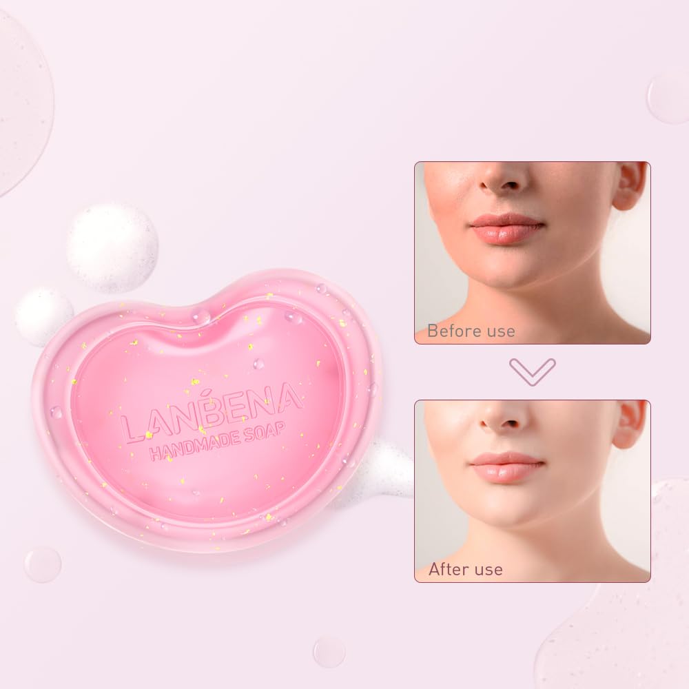 Foto 2 | Jabón Lanbena Pink Hidratante Antiedad Con Ácido Hialurónico - Venta Internacional.
