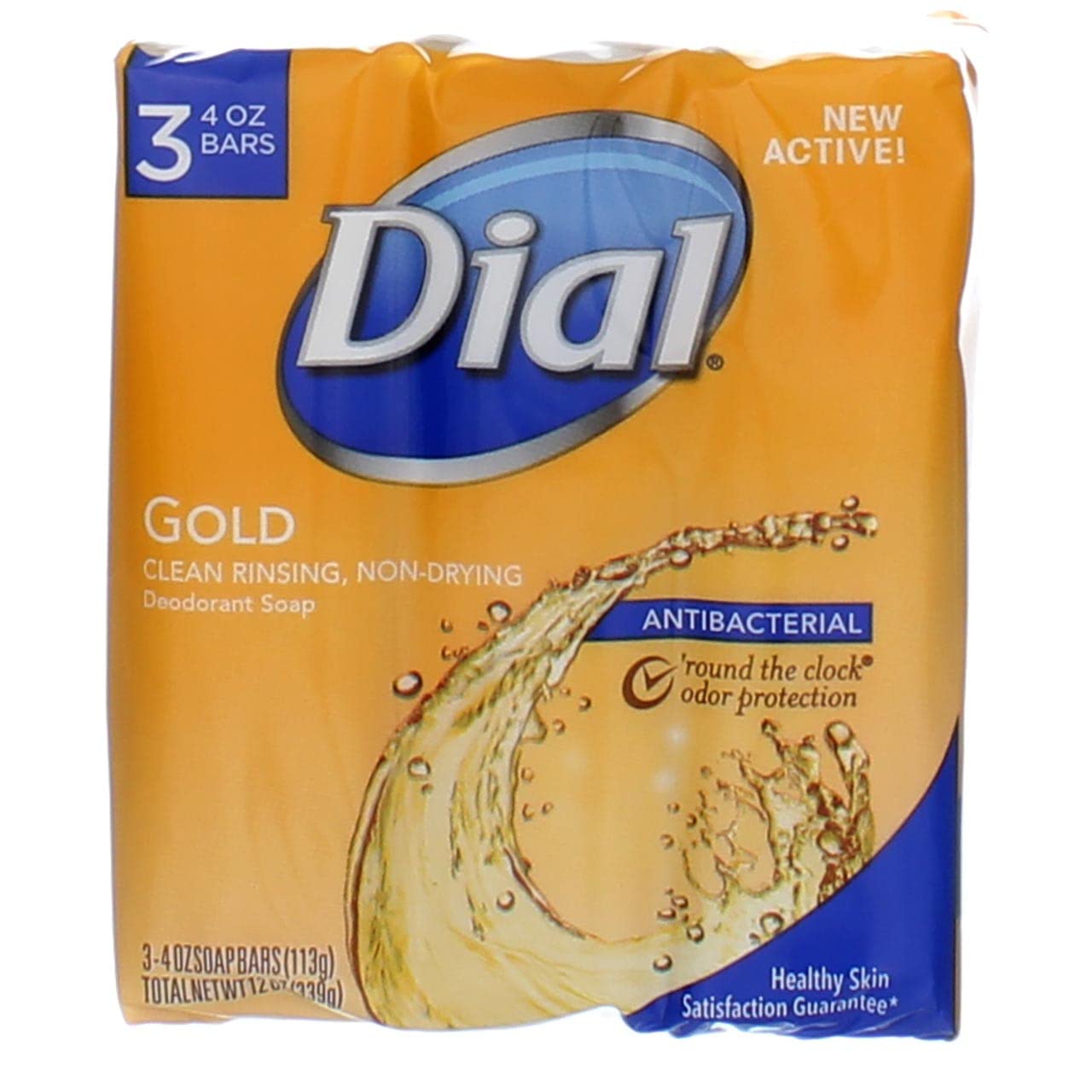 Foto 2 pulgar | Desodorante Antibacteriano Soap Dial, Dorado, 120 Ml, 3 Barras, Paquete De 4 - Venta Internacional.
