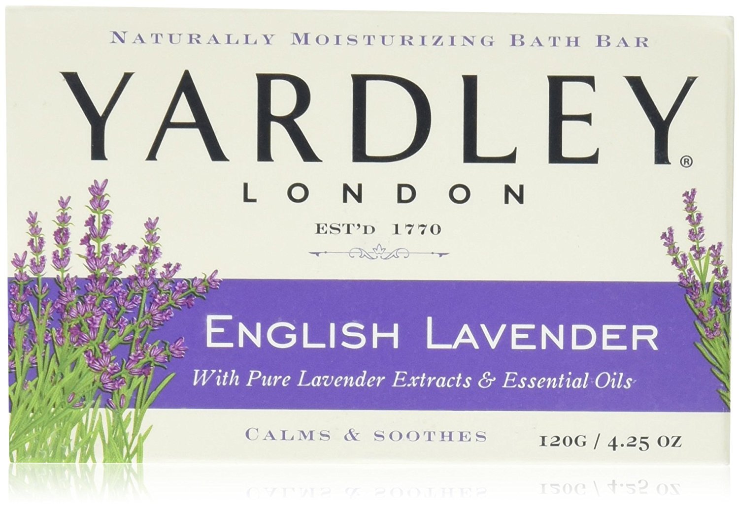 Foto 2 pulgar | Barra Hidratante Yardley London English Lavender 125 Ml X6 - Venta Internacional.