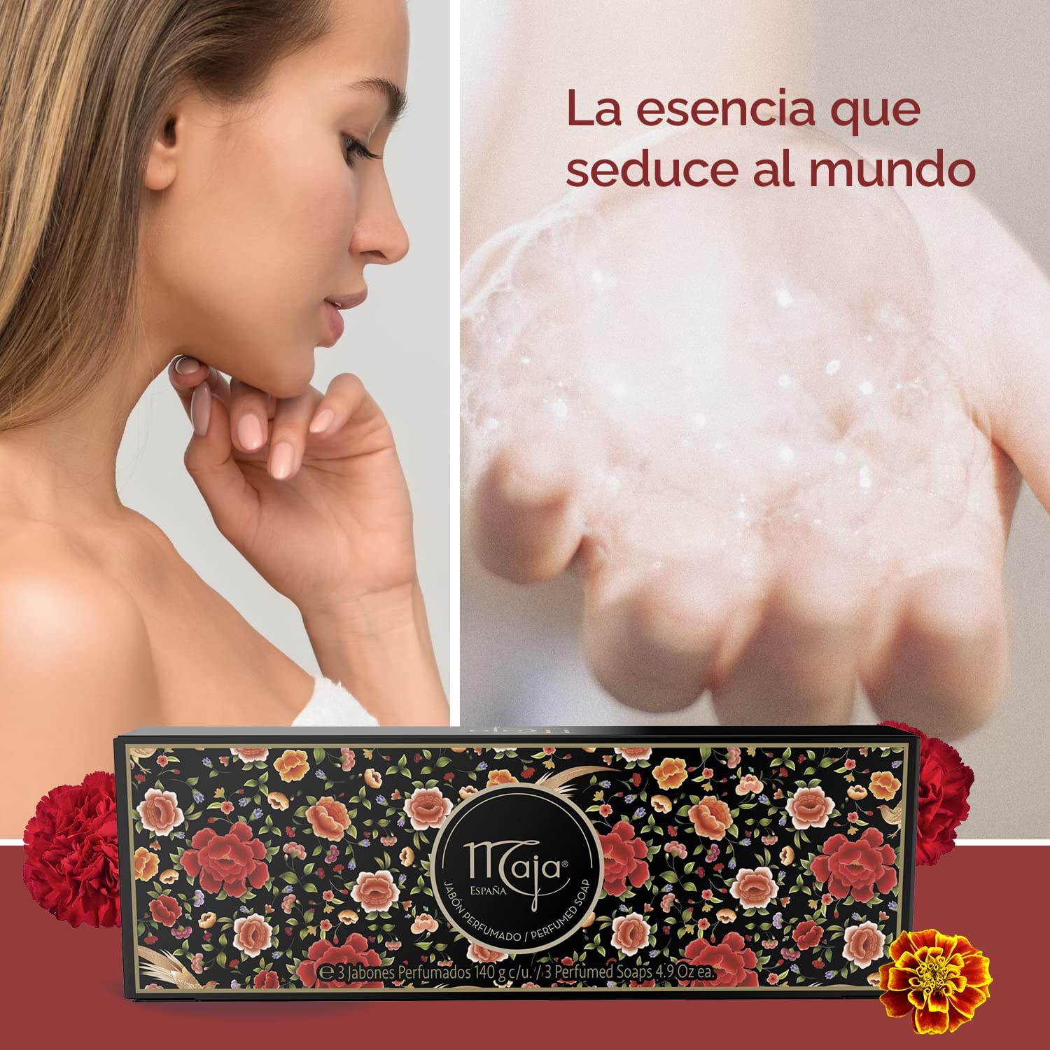 Foto 4 pulgar | Jabón Myrurgia Maja 145 Ml X 3 (paquete De 2) De España - Venta Internacional.