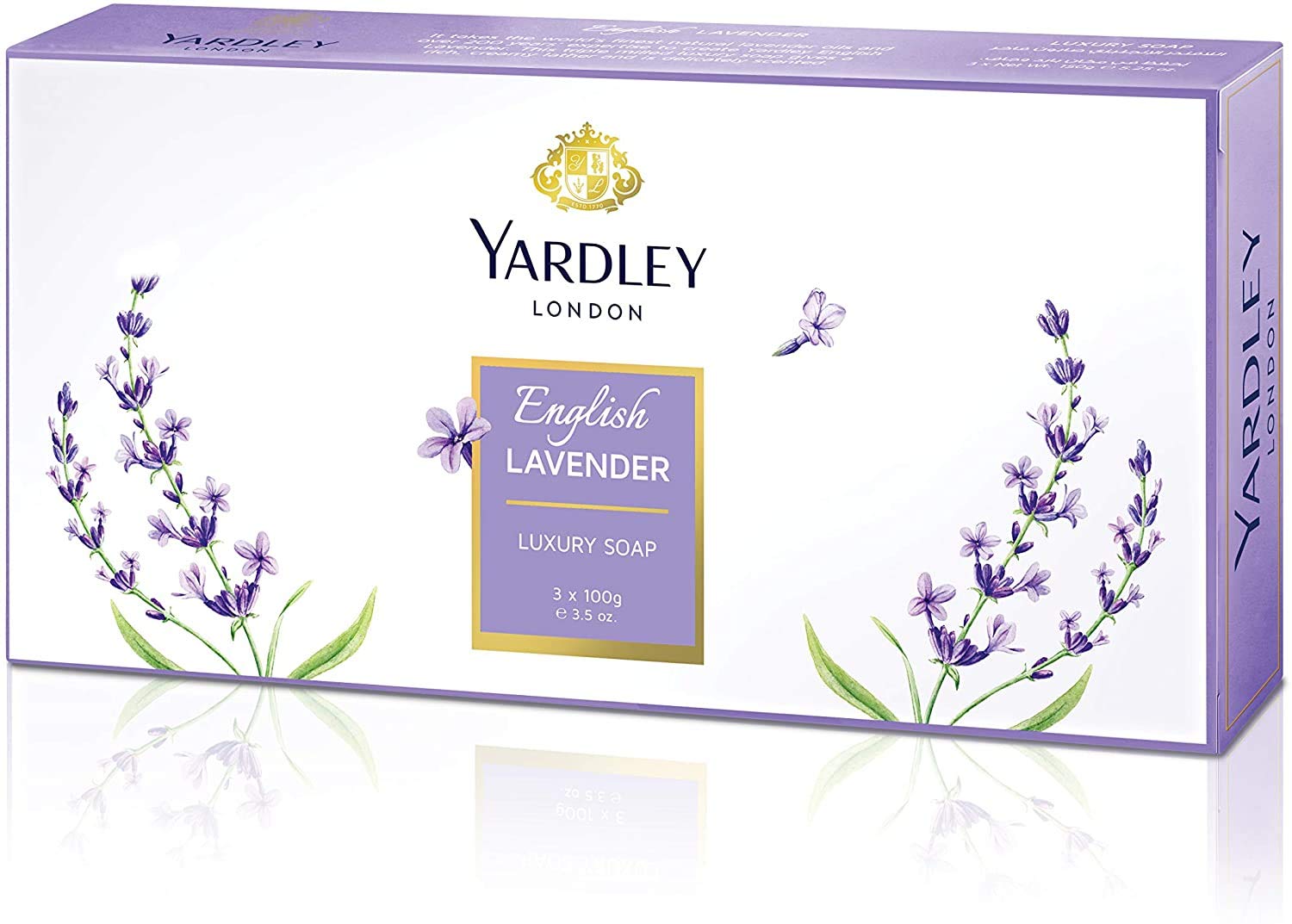 Foto 2 pulgar | Jabón Yardley English Lavender Luxury 100 G X 3 - Venta Internacional.
