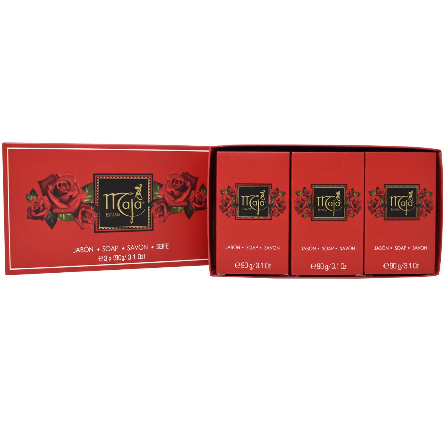 Foto 3 | Juego De Jabones Maja Rectangle, 90 Ml, 3 Jabones De 550 Ml, Paquete Total De 2 - Venta Internacional.
