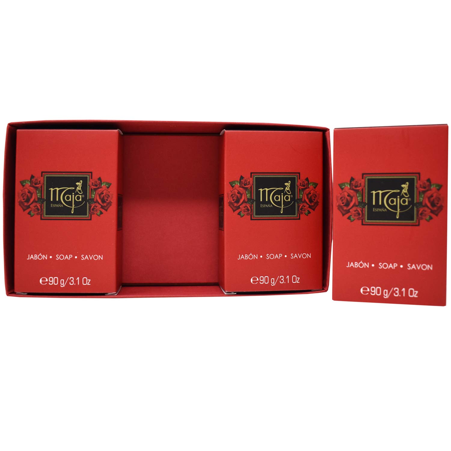 Foto 4 | Juego De Jabones Maja Rectangle, 90 Ml, 3 Jabones De 550 Ml, Paquete Total De 2 - Venta Internacional.