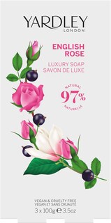 Foto 2 | Set De Jabón Yardley English Rose Luxury Para Mujer 3 Unidades - Venta Internacional.