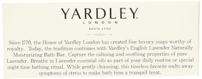 Foto 3 | Jabón En Barra Yardley London English Lavender, 125 Ml, Paquete De 8 - Venta Internacional.