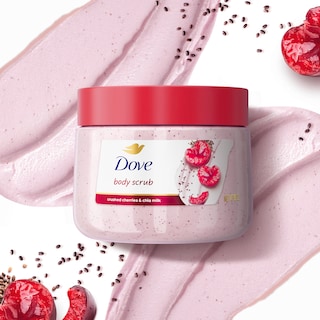 Foto 5 | Exfoliante Corporal Dove Cherry & Chia Que Exfolia La Piel Suave De 443 Ml - Venta Internacional.