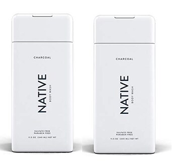 Foto 1 | Gel de Baño Native Charcoal 340 Ml Paquete de 2 - Venta Internacional