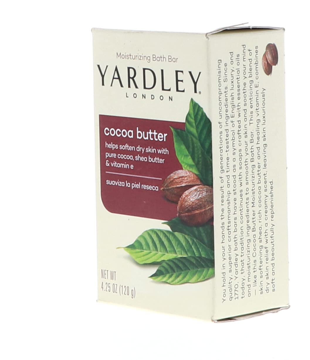 Foto 2 | Barra Hidratante Yardley, Manteca De Cacao, Chocolate, 125 Ml - Venta Internacional.