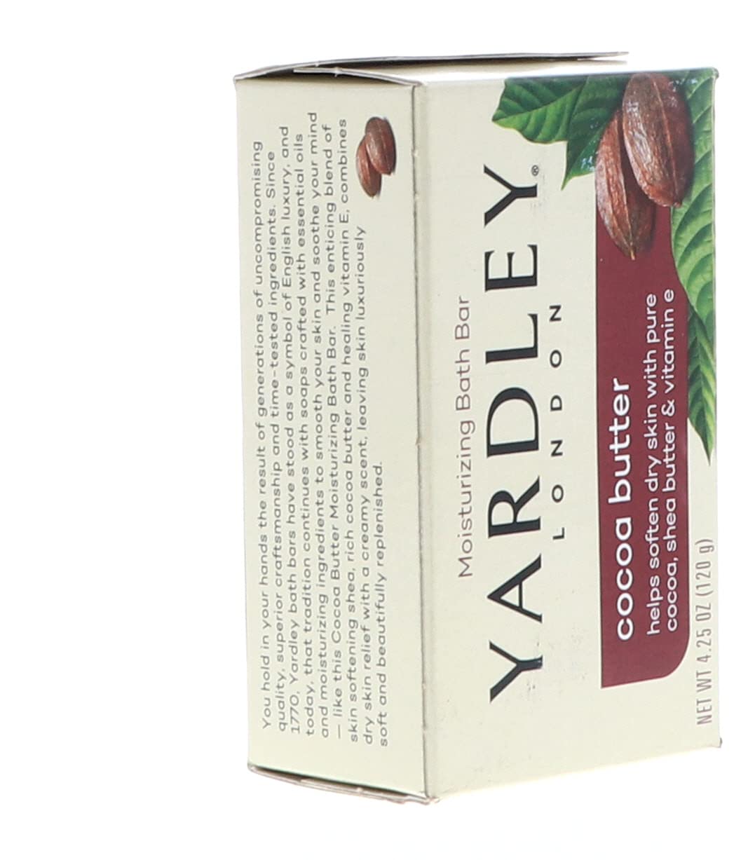 Foto 5 pulgar | Barra Hidratante Yardley, Manteca De Cacao, Chocolate, 125 Ml - Venta Internacional.