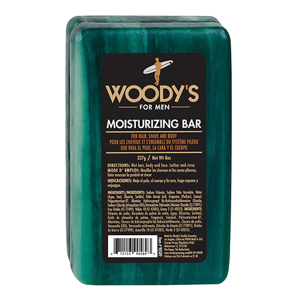 Foto 2 pulgar | Jabón Hidratante En Barra Woody's 3 En 1 Para Hombre, 240 Ml, Menta - Venta Internacional.
