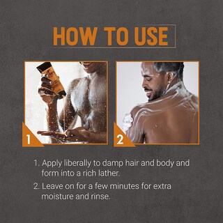 Foto 6 | Gel de Baño y Cabello Woody's 2 en 1 para Hombre 300 Ml Sin Sulfatos - Venta Internacional