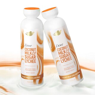 Foto 4 | Gel de Baño Dove Plant Milk Coco y Lichi 500 ml 98% Biodegradable - Venta Internacional