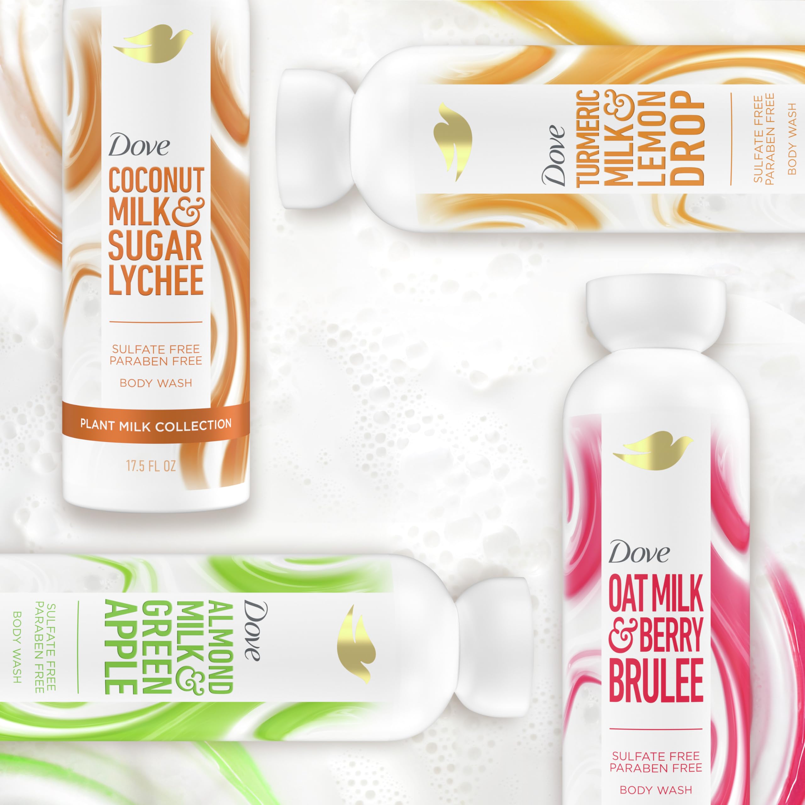 Foto 7 pulgar | Gel de Baño Dove Plant Milk Coco y Lichi 500 ml 98% Biodegradable - Venta Internacional