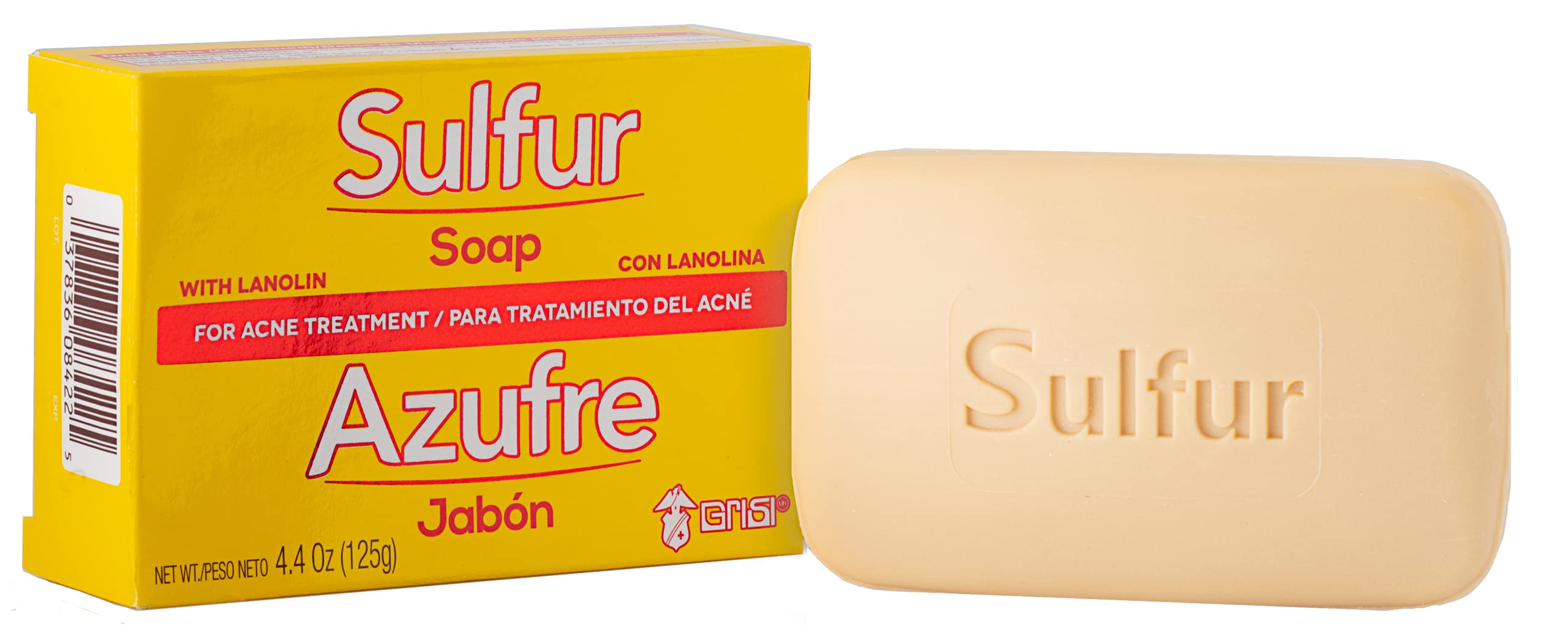Foto 3 pulgar | Jabón Biosulfur Grisi Sulfur 10% Para Tratamiento Del Acné, 130 Ml, Paquete De 3 - Venta Internacional.