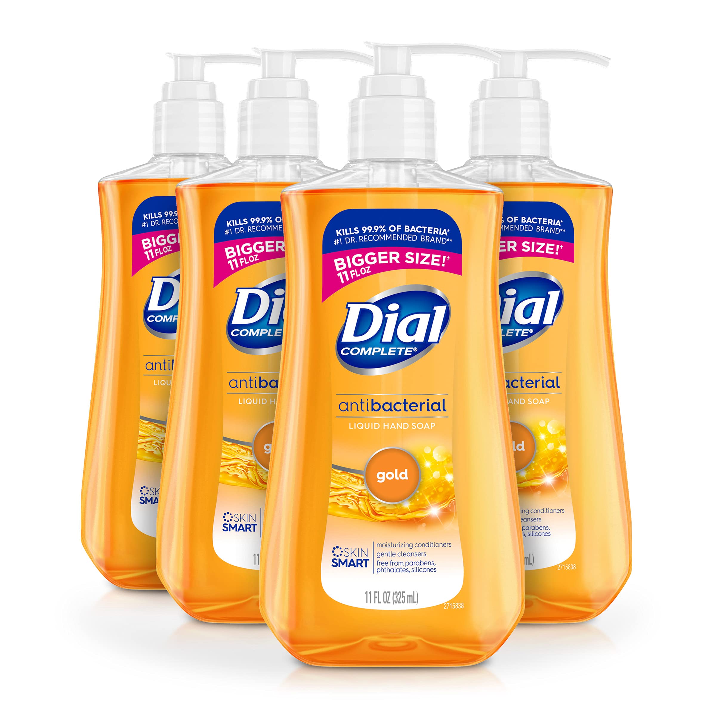 Foto 1 | Jabón De Manos Con Esfera, Antibacteriano, Oro Líquido, 325 Ml (paquete De 4) - Venta Internacional.