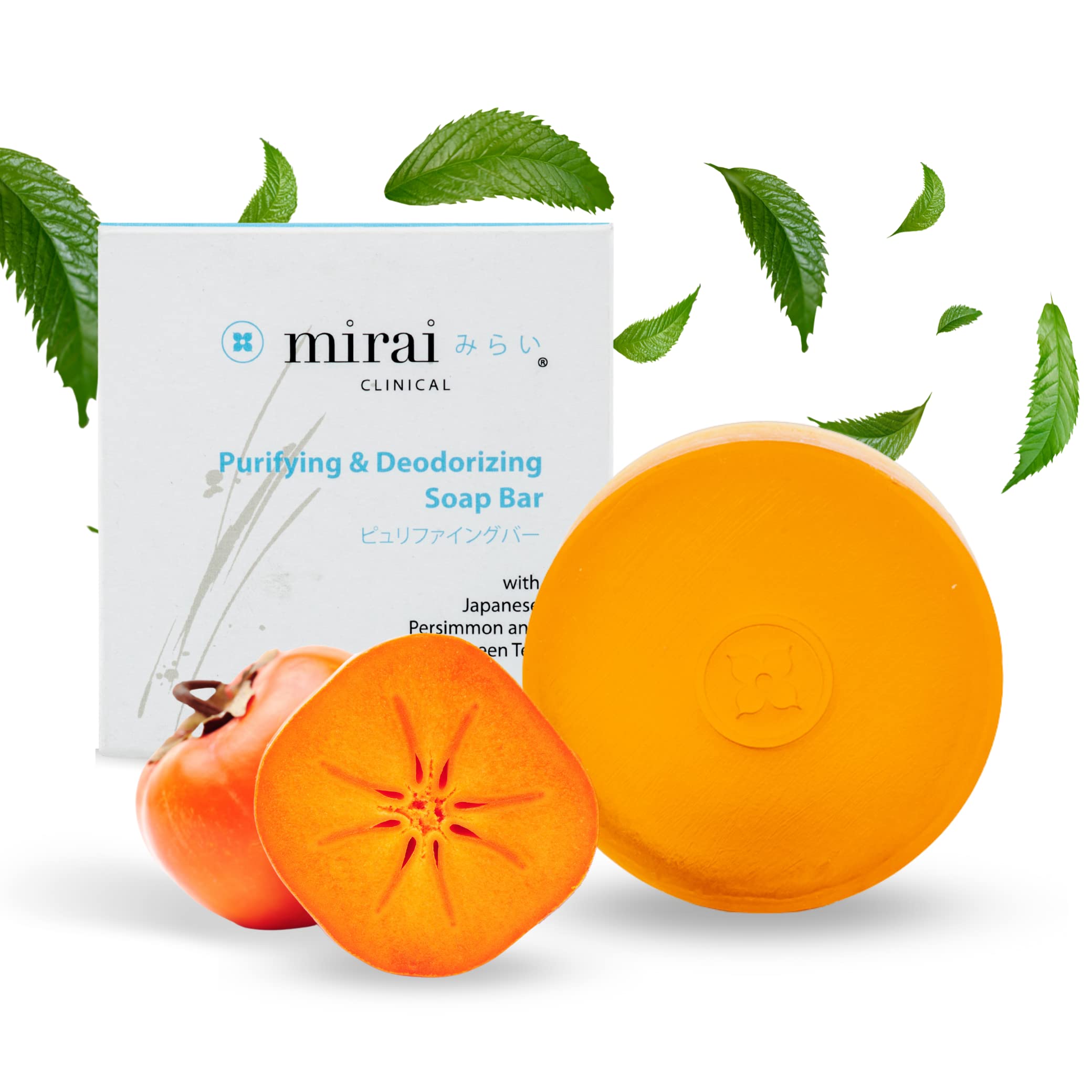 Foto 2 pulgar | Jabón Desodorizante Japonés Soap Bar Mirai Persimmon 100 G - Venta Internacional.