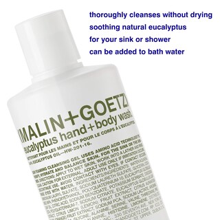 Foto 2 | Gel De Baño Para Manos Y Cuerpo Malin + Goetz Eucalyptus 473 Ml - Venta Internacional.