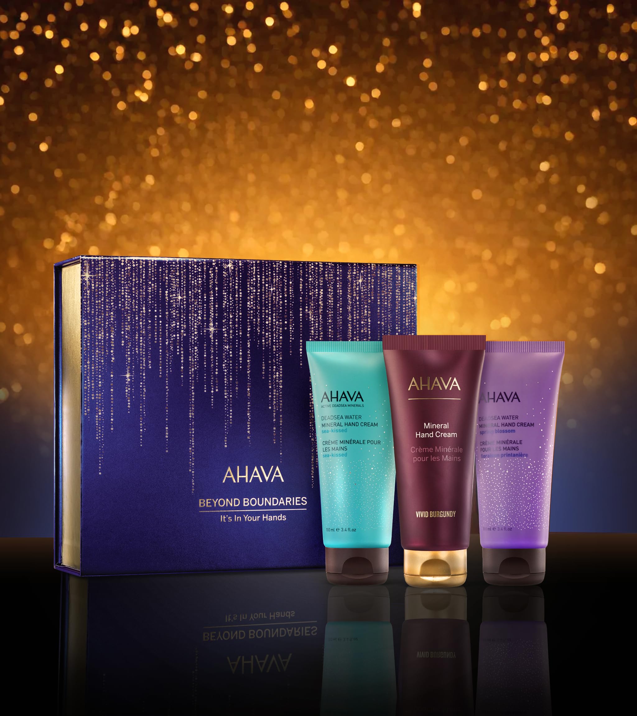 Foto 3 | Set De Regalo Ahava It's In Your Hands Con 3 Cremas Minerales Para Manos - Venta Internacional.