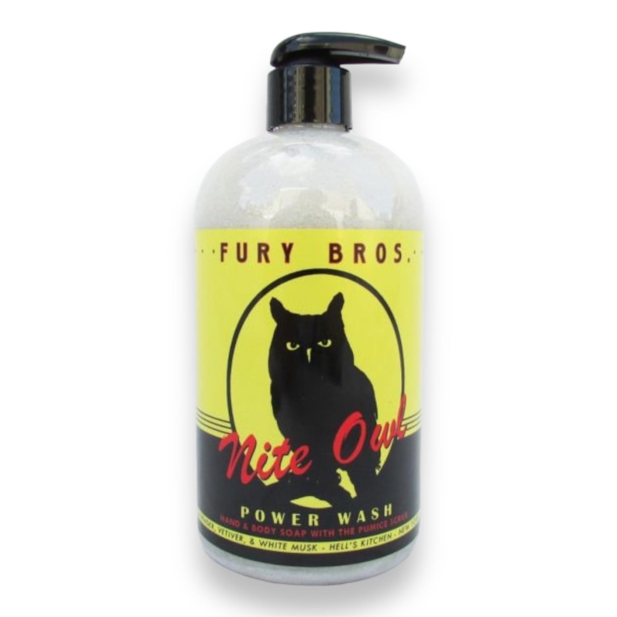 Foto 2 pulgar | Gel De Baño Para Manos Y Cuerpo Fury Bros. Power Wash Nite Owl De Alta Calidad, 480 Ml - Venta Internacional.