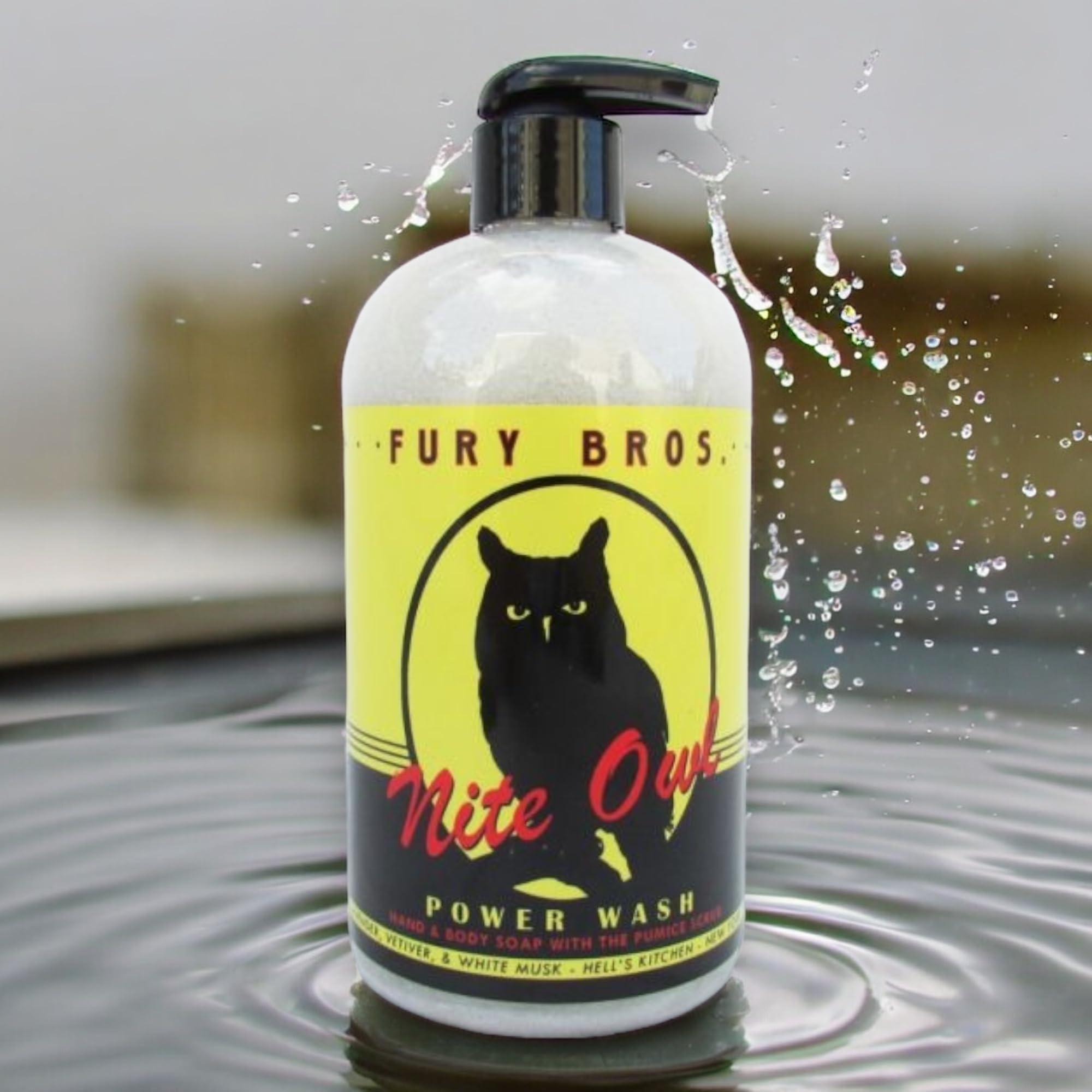Foto 7 pulgar | Gel De Baño Para Manos Y Cuerpo Fury Bros. Power Wash Nite Owl De Alta Calidad, 480 Ml - Venta Internacional.