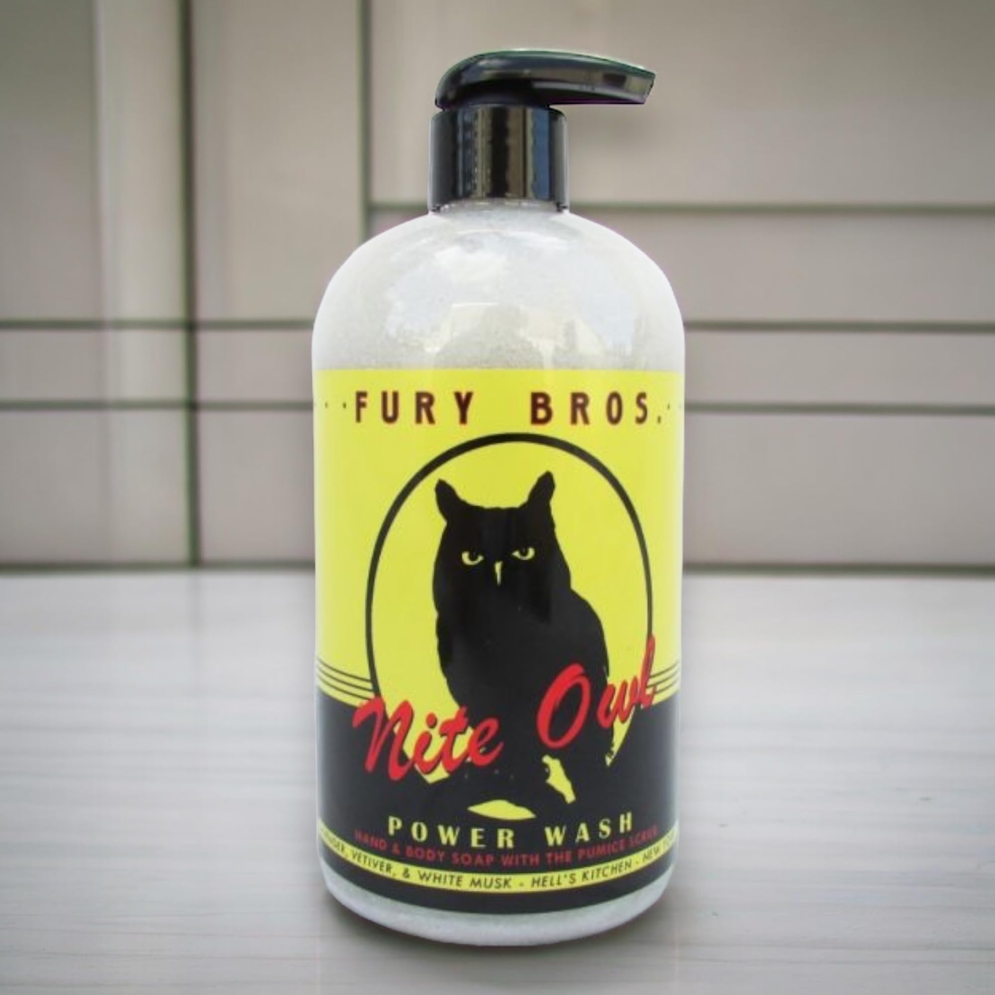 Foto 8 pulgar | Gel De Baño Para Manos Y Cuerpo Fury Bros. Power Wash Nite Owl De Alta Calidad, 480 Ml - Venta Internacional.