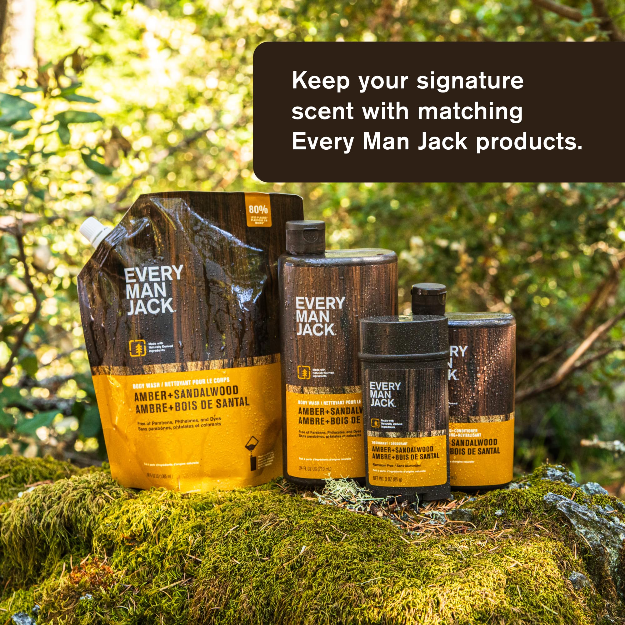 Foto 7 pulgar | Gel De Baño Every Man Jack Sandalwood And Amber, 1 Litro, Para Hombre - Venta Internacional.