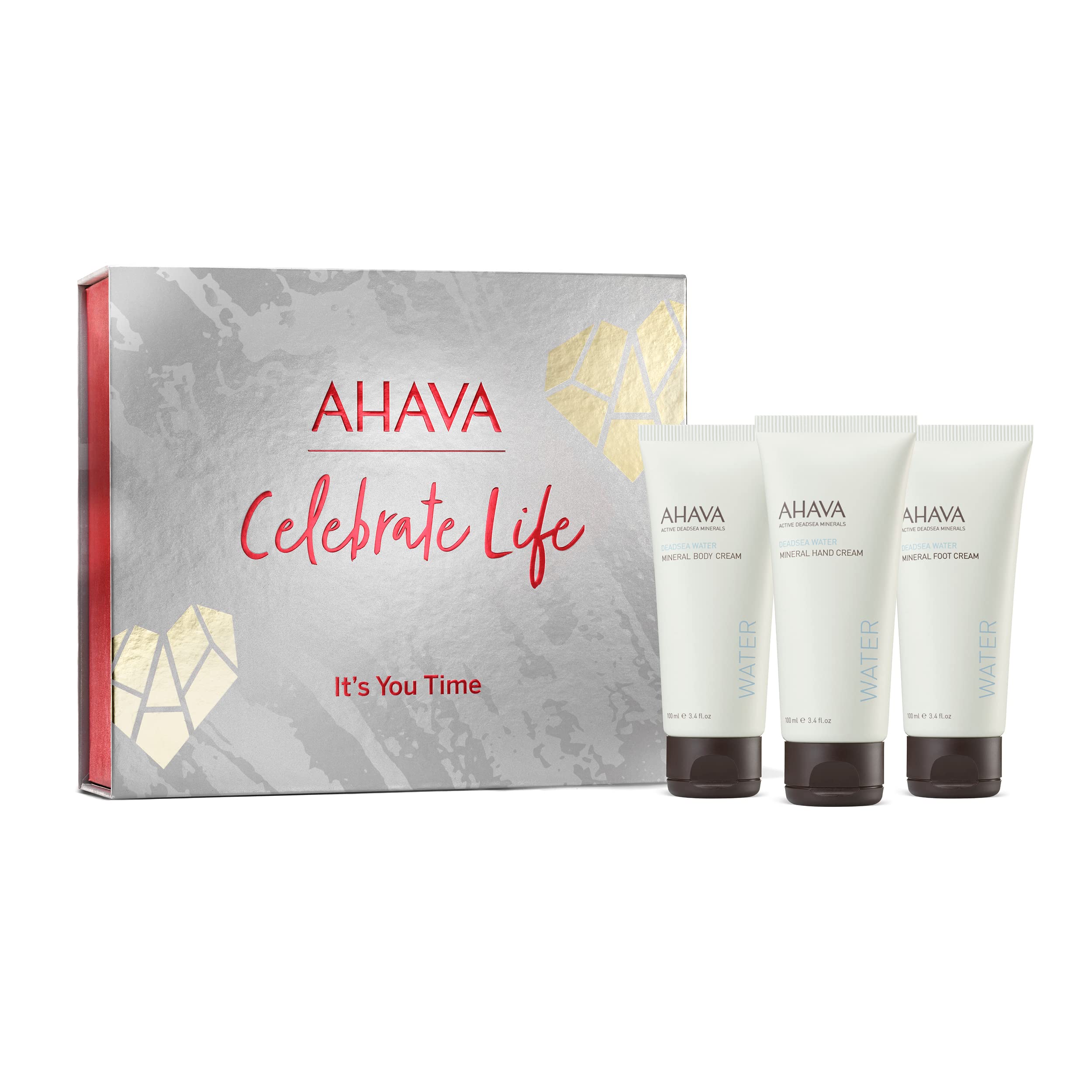 Foto 1 | Body Trio Ahava It's You Time Con Loción Mineral, Crema Y Gel - Venta Internacional.