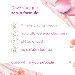 Foto 3 | Exfoliante Corporal Dove Con Sal Del Himalaya Y Aceite De Rosa, 443 Ml - Venta Internacional.