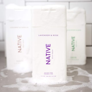 Foto 2 | Gele de Baño Native Natural sin SLS ni Parabenos 300 ml 3 Piezas - Venta Internacional