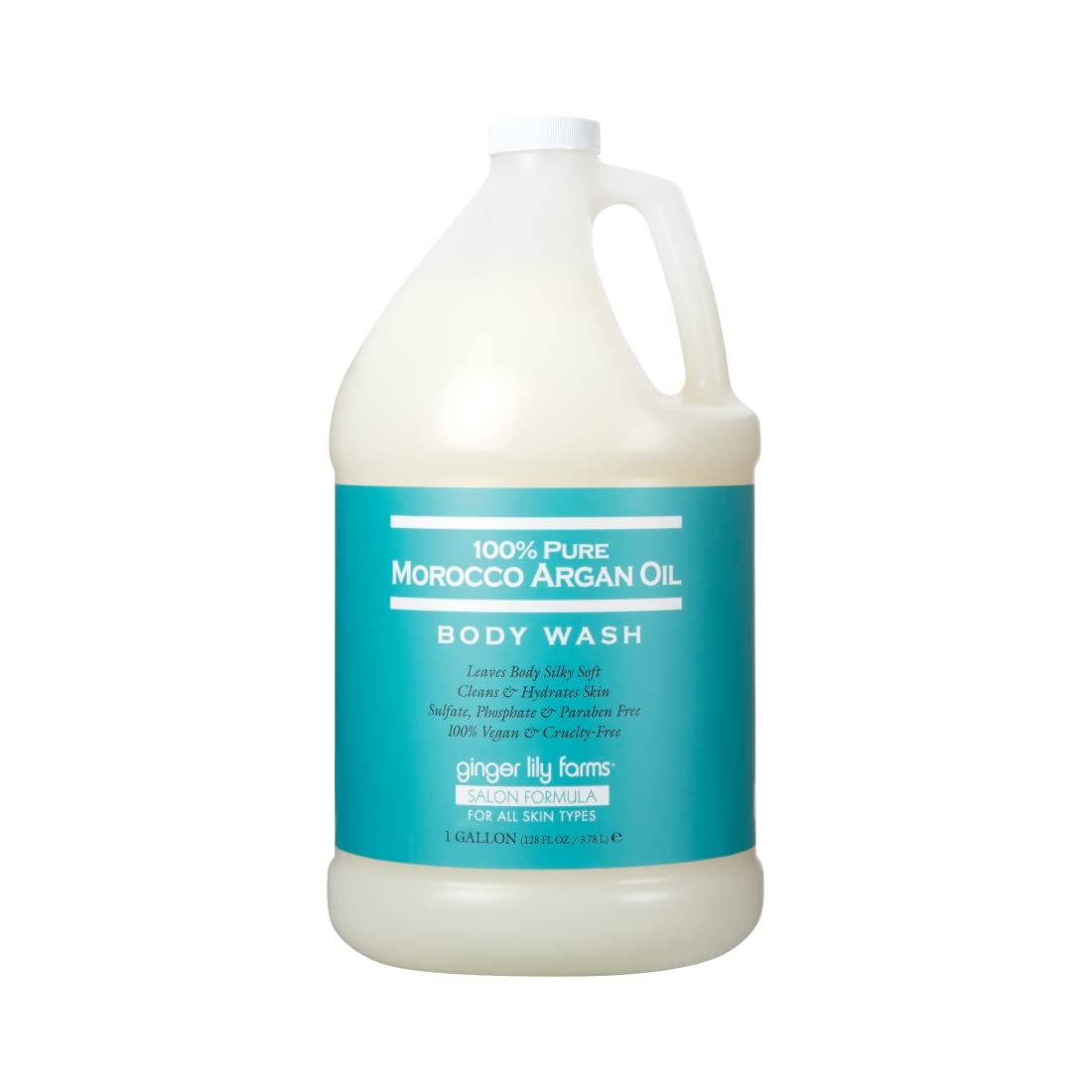 Foto 2 pulgar | Gel de Baño Ginger Lily Farms Salon con Aceite de Argán 100% Puro 1 l - Venta Internacional