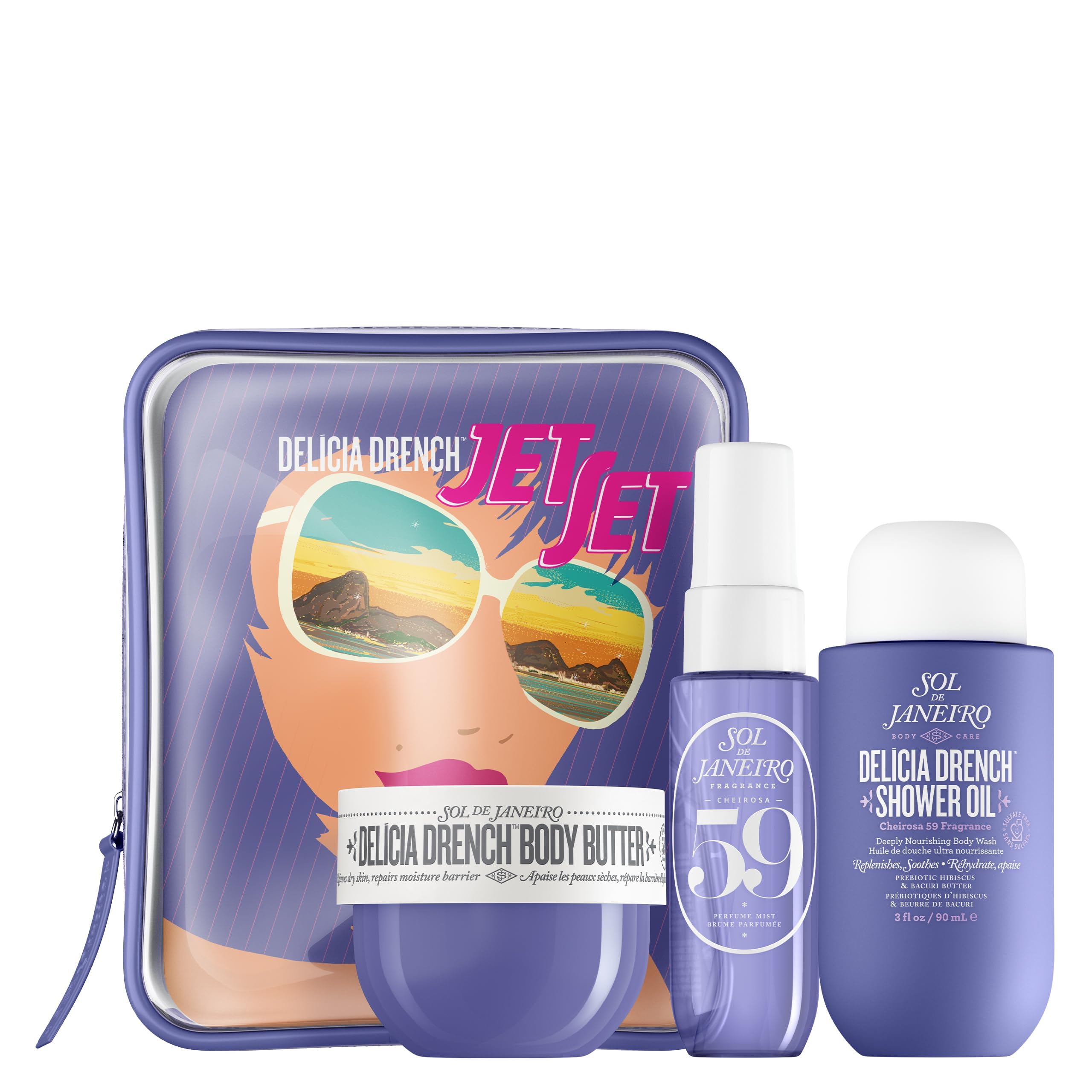 Foto 4 pulgar | Set de Cuidado de la Piel Sol aneiro Delicia Drench 3 Piezas- Venta Internacional