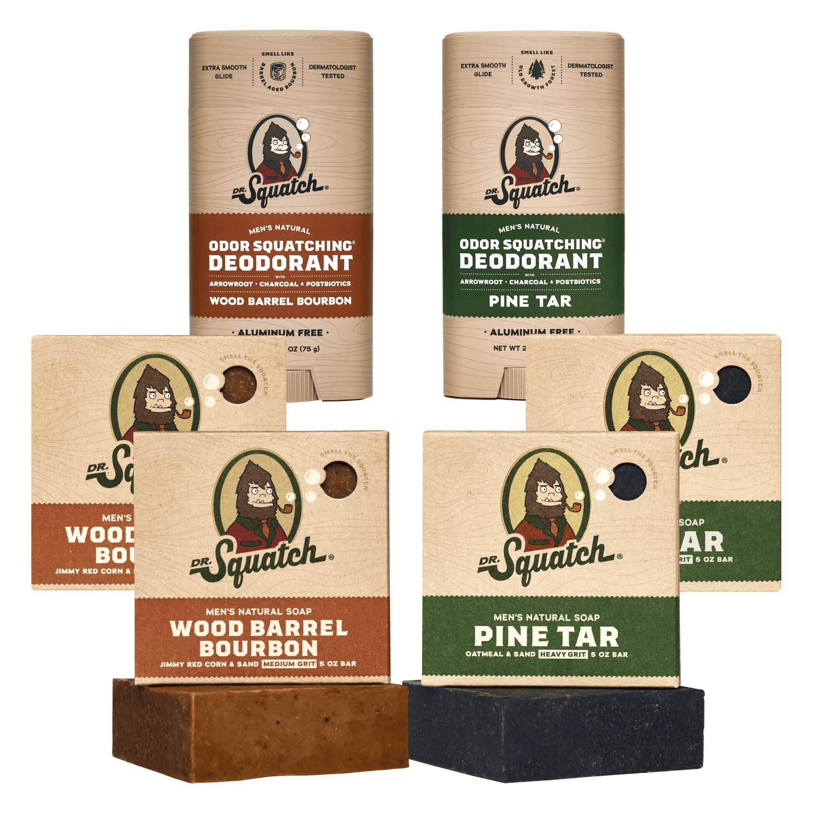 Foto 1 | Paquete Variado De Jabón Y Desodorante Dr. Squatch Manly Care - Venta Internacional.