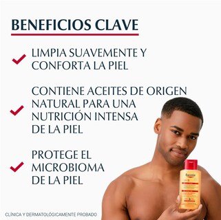 Foto 2 | Eucerin Ph5 Aceite Corporal De Ducha 200ml | Limpieza Suave Para Piel Seca Y Sensible | Sin Jabón, Sin Parabenos