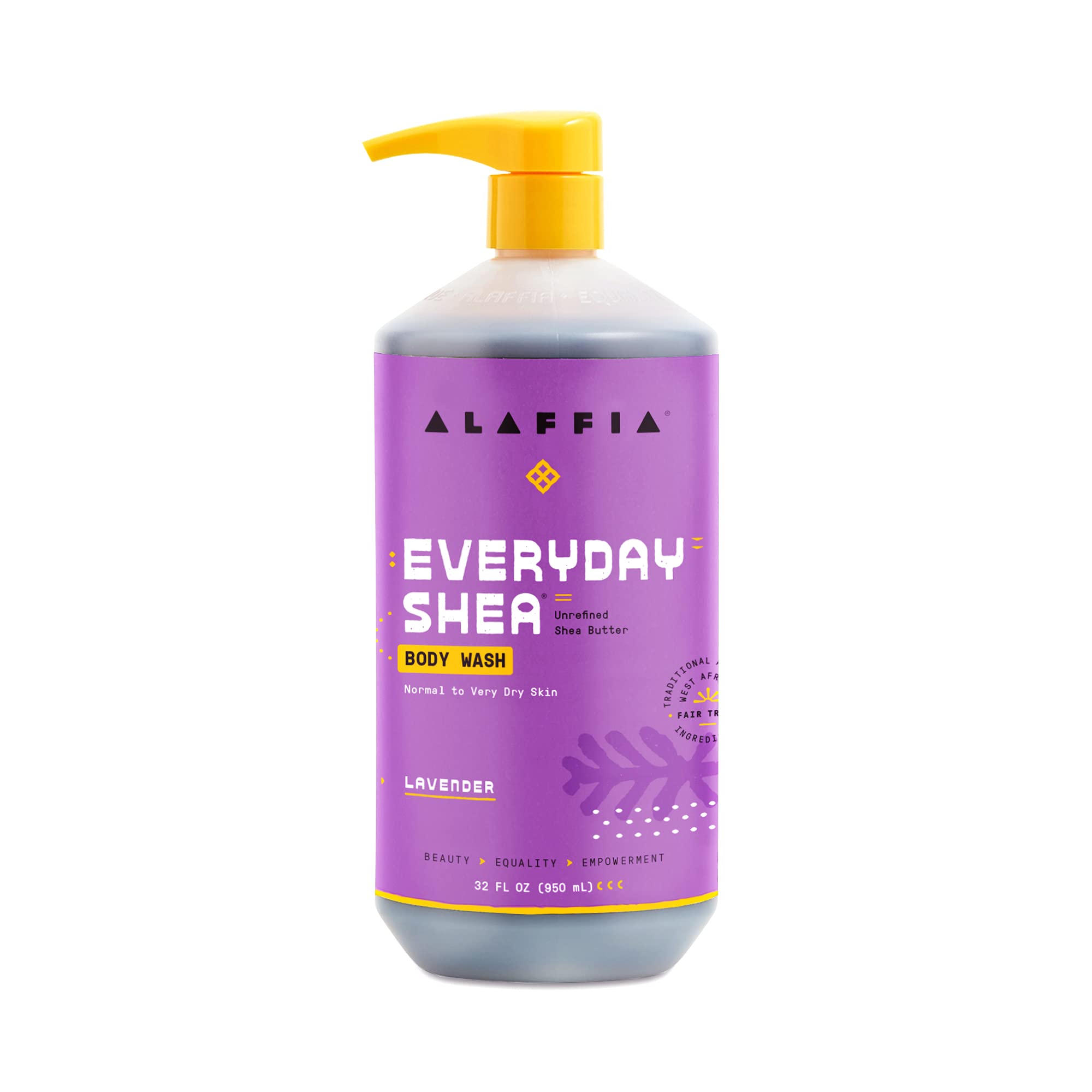 Foto 2 pulgar | Gel de Baño Alaffia Everyday Shea con Manteca de Karité 950 ml Lavanda - Venta Internacional