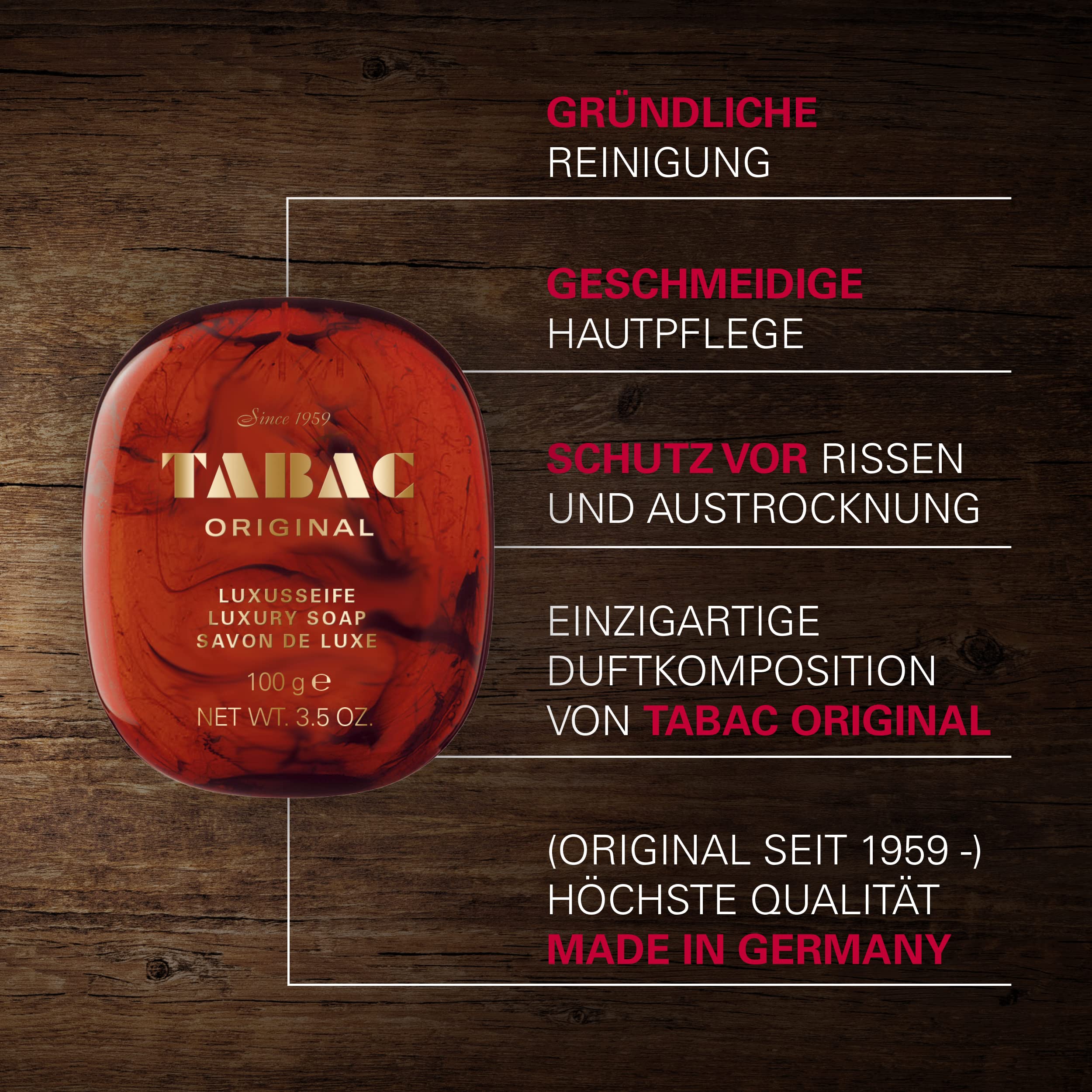 Foto 2 | Jabón Tabac Original De Maurer & Wirtz Para Hombre, 100 Ml - Venta Internacional.